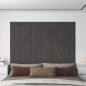 Wandpaneele 12 Stk. Dunkelgrau 30x30 cm Stoff 0,54 m² Wandpaneele 12 Stk. Dunkelgrau 30x30 cm Stoff 0,54 m²