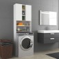 vidaXL Waschmaschinenschrank Weiß 64x25,5x190 cm vidaXL Waschmaschinenschrank Weiß 64x25,5x190 cm