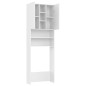 vidaXL Waschmaschinenschrank Weiß 64x25,5x190 cm vidaXL Waschmaschinenschrank Weiß 64x25,5x190 cm