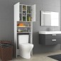 vidaXL Waschmaschinenschrank Weiß 64x25,5x190 cm vidaXL Waschmaschinenschrank Weiß 64x25,5x190 cm