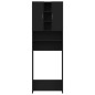 vidaXL Waschmaschinenschrank Schwarz 64x25,5x190 cm vidaXL Waschmaschinenschrank Schwarz 64x25,5x190 cm