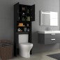 vidaXL Waschmaschinenschrank Schwarz 64x25,5x190 cm vidaXL Waschmaschinenschrank Schwarz 64x25,5x190 cm