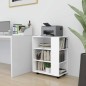 vidaXL Rollschrank Weiß 60x35x75 cm Holzwerkstoff vidaXL Rollschrank Weiß 60x35x75 cm Holzwerkstoff