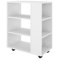 vidaXL Rollschrank Weiß 60x35x75 cm Holzwerkstoff vidaXL Rollschrank Weiß 60x35x75 cm Holzwerkstoff