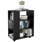 vidaXL Rollschrank Schwarz 60x35x75 cm Holzwerkstoff vidaXL Rollschrank Schwarz 60x35x75 cm Holzwerkstoff