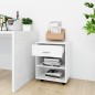 vidaXL Rollschrank Weiß 46x36x59 cm Holzwerkstoff vidaXL Rollschrank Weiß 46x36x59 cm Holzwerkstoff