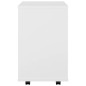 vidaXL Rollschrank Weiß 46x36x59 cm Holzwerkstoff vidaXL Rollschrank Weiß 46x36x59 cm Holzwerkstoff