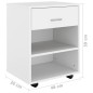 vidaXL Rollschrank Weiß 46x36x59 cm Holzwerkstoff vidaXL Rollschrank Weiß 46x36x59 cm Holzwerkstoff