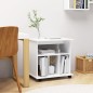 vidaXL Rollschrank Weiß 60x45x60 cm Holzwerkstoff vidaXL Rollschrank Weiß 60x45x60 cm Holzwerkstoff