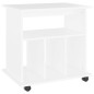 vidaXL Rollschrank Weiß 60x45x60 cm Holzwerkstoff vidaXL Rollschrank Weiß 60x45x60 cm Holzwerkstoff