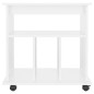 vidaXL Rollschrank Weiß 60x45x60 cm Holzwerkstoff vidaXL Rollschrank Weiß 60x45x60 cm Holzwerkstoff
