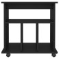 vidaXL Rollschrank Schwarz 60x45x60 cm Holzwerkstoff vidaXL Rollschrank Schwarz 60x45x60 cm Holzwerkstoff