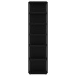 vidaXL Schuhschränke 2 Stk. Schwarz 27,5x27x102 cm vidaXL Schuhschränke 2 Stk. Schwarz 27,5x27x102 cm