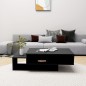 vidaXL Couchtisch Schwarz 105x55x32 cm Holzwerkstoff vidaXL Couchtisch Schwarz 105x55x32 cm Holzwerkstoff