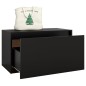 vidaXL Flurbank 80x40x45 cm Schwarz Holzwerkstoff vidaXL Flurbank 80x40x45 cm Schwarz Holzwerkstoff