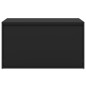 vidaXL Flurbank 80x40x45 cm Schwarz Holzwerkstoff vidaXL Flurbank 80x40x45 cm Schwarz Holzwerkstoff