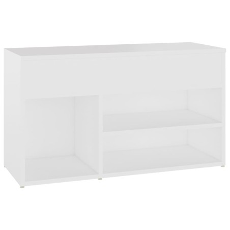 vidaXL Schuhbank Weiß 80x30x45 cm Holzwerkstoff