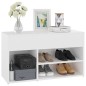 vidaXL Schuhbank Weiß 80x30x45 cm Holzwerkstoff vidaXL Schuhbank Weiß 80x30x45 cm Holzwerkstoff