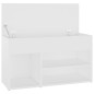 vidaXL Schuhbank Weiß 80x30x45 cm Holzwerkstoff vidaXL Schuhbank Weiß 80x30x45 cm Holzwerkstoff