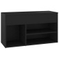 vidaXL Schuhbank Schwarz 80x30x45 cm Holzwerkstoff vidaXL Schuhbank Schwarz 80x30x45 cm Holzwerkstoff