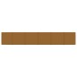 Wandpaneele 12 Stk. Braun 90x15 cm Samt 1,62 m²