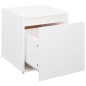 vidaXL Schubladenbox Weiß 40,5x40x40 cm Holzwerkstoff vidaXL Schubladenbox Weiß 40,5x40x40 cm Holzwerkstoff