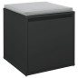 vidaXL Schubladenbox Schwarz 40,5x40x40 cm Holzwerkstoff vidaXL Schubladenbox Schwarz 40,5x40x40 cm Holzwerkstoff