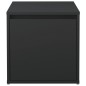 vidaXL Schubladenbox Schwarz 40,5x40x40 cm Holzwerkstoff vidaXL Schubladenbox Schwarz 40,5x40x40 cm Holzwerkstoff