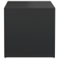 vidaXL Schubladenbox Schwarz 40,5x40x40 cm Holzwerkstoff vidaXL Schubladenbox Schwarz 40,5x40x40 cm Holzwerkstoff