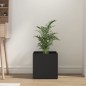 vidaXL Pflanzgefäß Schwarz 40x40x40 cm Holzwerkstoff vidaXL Pflanzgefäß Schwarz 40x40x40 cm Holzwerkstoff