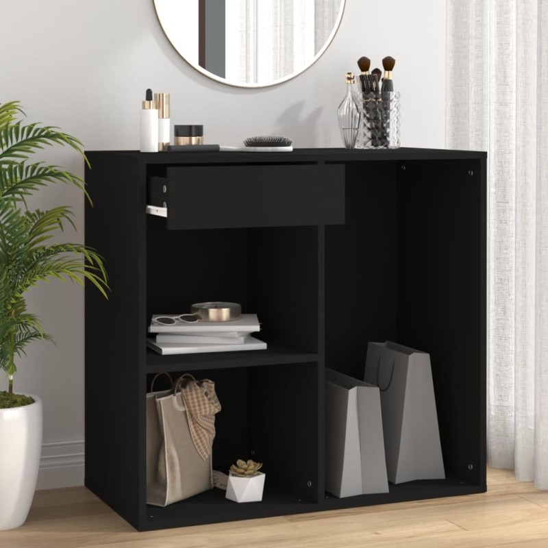 vidaXL Kosmetikschrank Schwarz 80x40x75 cm Holzwerkstoff vidaXL Kosmetikschrank Schwarz 80x40x75 cm Holzwerkstoff