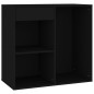 vidaXL Kosmetikschrank Schwarz 80x40x75 cm Holzwerkstoff vidaXL Kosmetikschrank Schwarz 80x40x75 cm Holzwerkstoff