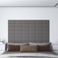 Wandpaneele 12 Stk. Hellgrau 30x15 cm Stoff 0,54 m² Wandpaneele 12 Stk. Hellgrau 30x15 cm Stoff 0,54 m²