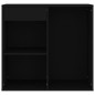 vidaXL Kosmetikschrank Schwarz 80x40x75 cm Holzwerkstoff vidaXL Kosmetikschrank Schwarz 80x40x75 cm Holzwerkstoff