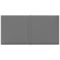 Wandpaneele 12 Stk. Hellgrau 30x15 cm Stoff 0,54 m² Wandpaneele 12 Stk. Hellgrau 30x15 cm Stoff 0,54 m²