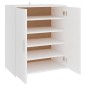 vidaXL Schuhschrank Weiß 60x35x70 cm Holzwerkstoff vidaXL Schuhschrank Weiß 60x35x70 cm Holzwerkstoff