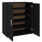 vidaXL Schuhschrank Schwarz 60x35x70 cm Holzwerkstoff vidaXL Schuhschrank Schwarz 60x35x70 cm Holzwerkstoff