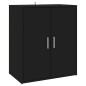 vidaXL Schuhschrank Schwarz 60x35x70 cm Holzwerkstoff vidaXL Schuhschrank Schwarz 60x35x70 cm Holzwerkstoff
