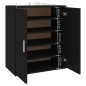 vidaXL Schuhschrank Schwarz 60x35x70 cm Holzwerkstoff vidaXL Schuhschrank Schwarz 60x35x70 cm Holzwerkstoff
