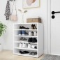 vidaXL Schuhschrank Weiß 60x35x70 cm Holzwerkstoff vidaXL Schuhschrank Weiß 60x35x70 cm Holzwerkstoff