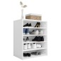 vidaXL Schuhschrank Weiß 60x35x70 cm Holzwerkstoff vidaXL Schuhschrank Weiß 60x35x70 cm Holzwerkstoff