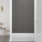 Wandpaneele 12 Stk. Hellgrau 30x15 cm Stoff 0,54 m² Wandpaneele 12 Stk. Hellgrau 30x15 cm Stoff 0,54 m²