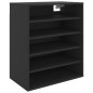vidaXL Schuhschrank Schwarz 60x35x70 cm Holzwerkstoff vidaXL Schuhschrank Schwarz 60x35x70 cm Holzwerkstoff