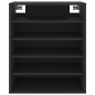 vidaXL Schuhschrank Schwarz 60x35x70 cm Holzwerkstoff vidaXL Schuhschrank Schwarz 60x35x70 cm Holzwerkstoff