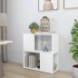 vvidaXL Bücherregal Weiß 60x24x63 cm Holzwerkstoff vvidaXL Bücherregal Weiß 60x24x63 cm Holzwerkstoff