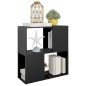 vidaXL Bücherregal Schwarz 60x24x63 cm Holzwerkstoff vidaXL Bücherregal Schwarz 60x24x63 cm Holzwerkstoff