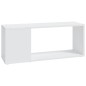 vidaXL TV-Schrank Weiß 80x24x32 cm Holzwerkstoff vidaXL TV-Schrank Weiß 80x24x32 cm Holzwerkstoff