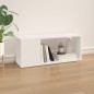 vidaXL TV-Schrank Weiß 80x24x32 cm Holzwerkstoff vidaXL TV-Schrank Weiß 80x24x32 cm Holzwerkstoff