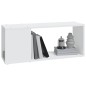vidaXL TV-Schrank Weiß 80x24x32 cm Holzwerkstoff vidaXL TV-Schrank Weiß 80x24x32 cm Holzwerkstoff