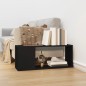 vidaXL TV-Schrank Schwarz 80x24x32 cm Holzwerkstoff vidaXL TV-Schrank Schwarz 80x24x32 cm Holzwerkstoff